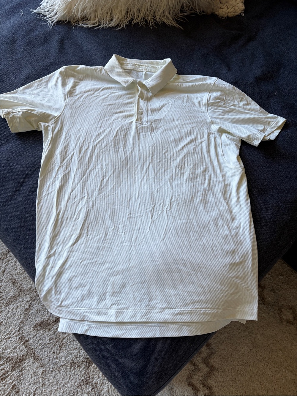 Men's Lululemon Classic White Polo Shirt